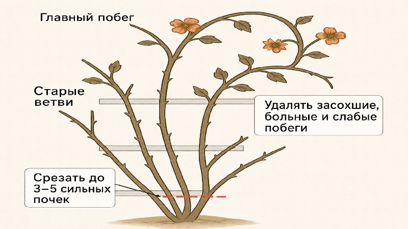 обрезка осенью